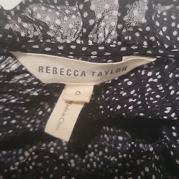 Rebecca Taylor Pebble Print Silk Chiffon Jumpusit - Picture 10 of 15